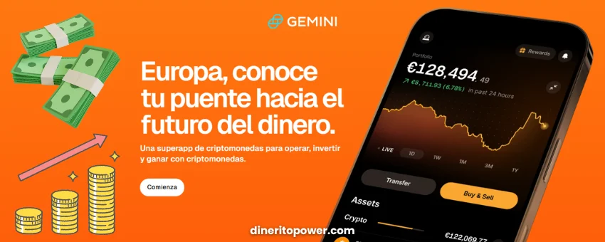 Gemini promocion españa 20 euros para nuevos usuarios