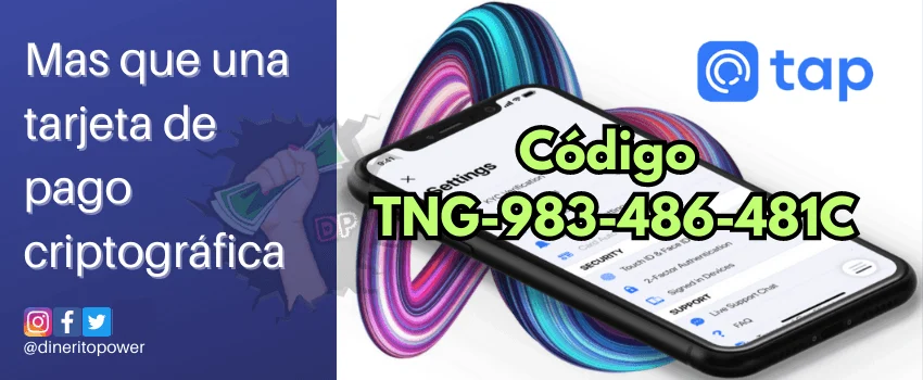 Tap código promoción