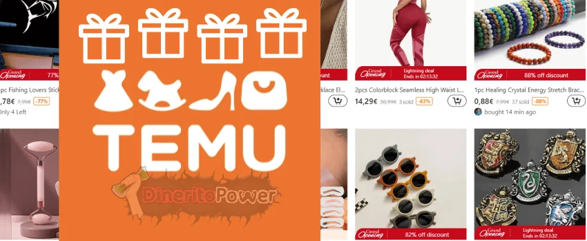 Temu app productos gratis
